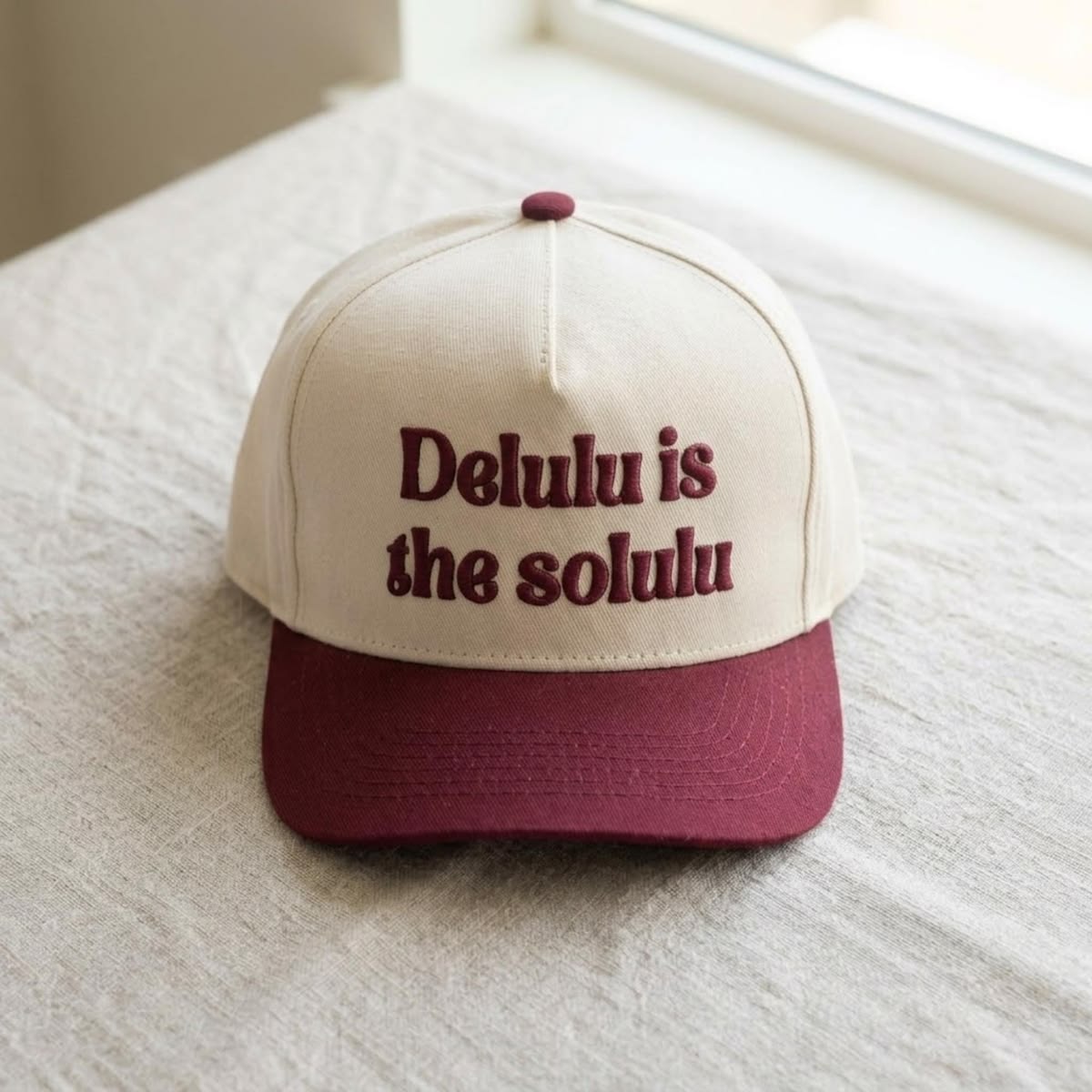 Delulu Is The Solulu Baseball Cap